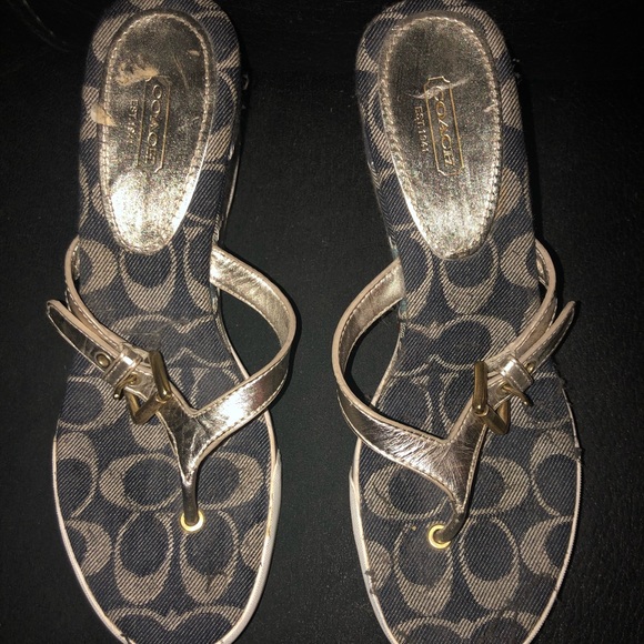 Coach wedges - Picture 1 of 3